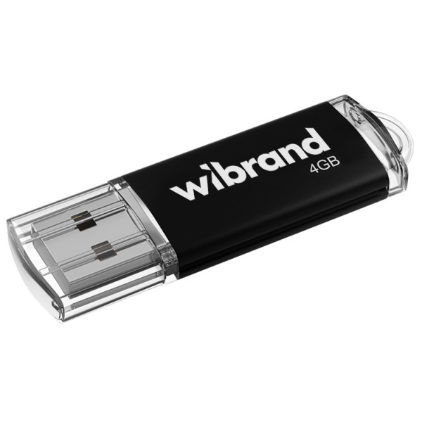 Фото - Флеш USB Wibrand USB 2.0 Cougar 4Gb Black (WI2.0/CU4P1B)