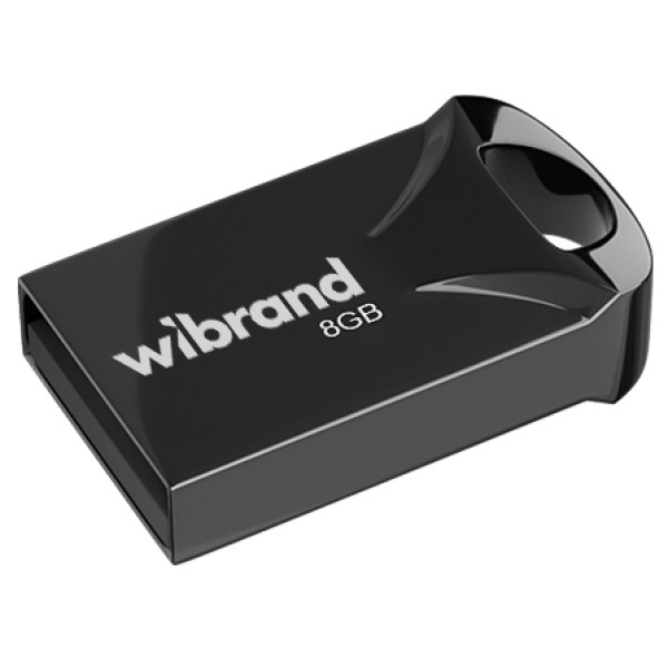 Фото - Флеш USB Wibrand USB 2.0 Hawk 8Gb Black (WI2.0/HA8M1B)