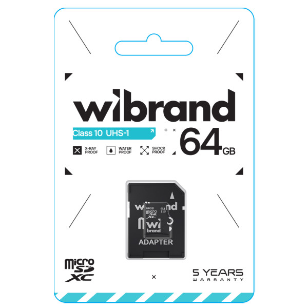 Фото - Карта памяти Wibrand 64Gb class 10 (WICDXU1/64GB-A)