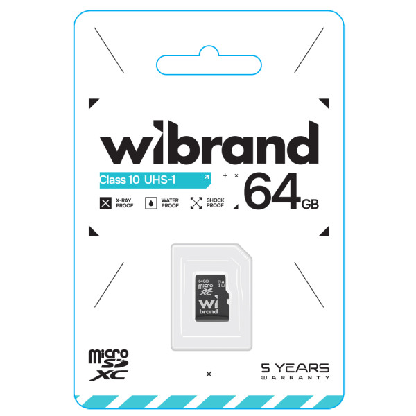 Фото - Карта памяти Wibrand 64Gb class 10 (WICDXU1/64GB)