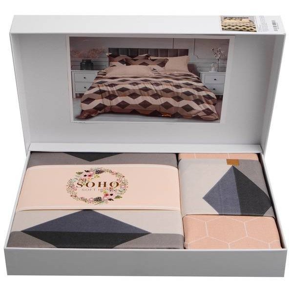 Фото - Комплект постельного белья SOHO Lounge 200х230 Traventino Brown (A130141)