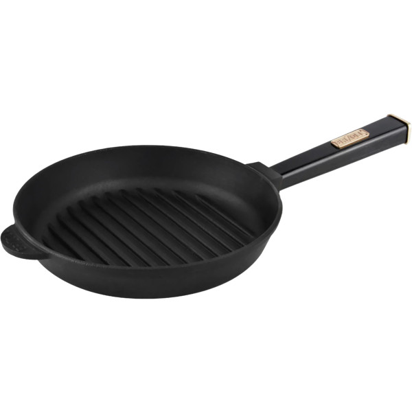 Фото - Сковорода гриль Brizoll O2640G-P1 Optima-Black, 260х54,5 мм Фото - Сковорода гриль Brizoll O2640G-P1 Optima-Black, 260х54,5 мм