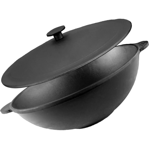 Фото - Сковорода ВОК Brizoll W28-1 3,7 л 280х96 мм, с чугунной крышкой