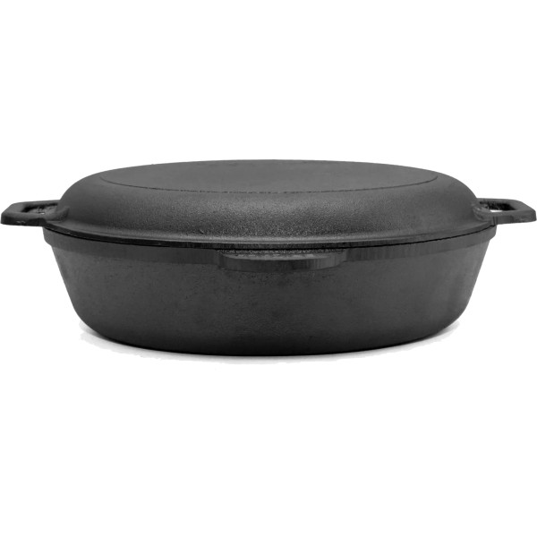 Фото - Сковорода универсальная Brizoll M3060U-2 Monolith 300х60 мм, с крышкой-сковородой Фото - Сковорода универсальная Brizoll M3060U-2 Monolith 300х60 мм, с крышкой-сковородой