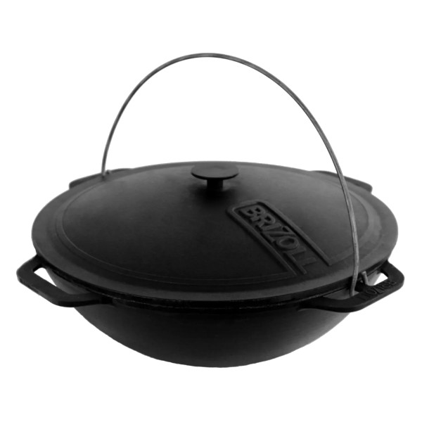 Фото - Котел Brizoll KA12-1 Азия 12 л, азиатский с крышкой