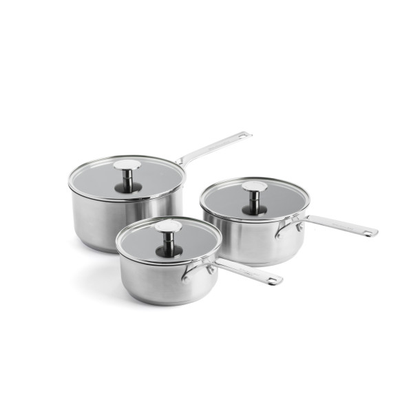 Фото - Набор посуды KitchenAid SSS 8 пр. 16/18/20 см, 1,49/2,13/3,11 л, 20+28 см (CC004221-001)