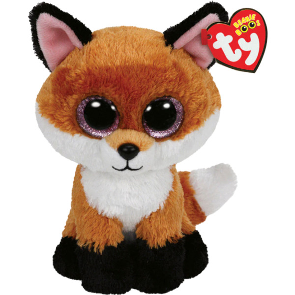 Фото - Мягкая игрушка глазастик TY Beanie boo's Лис Meadow 25 см (38012)