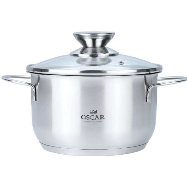 Фото - Кастрюля OSCAR GALANT 20 см с крышкой (OSR-2004-20)