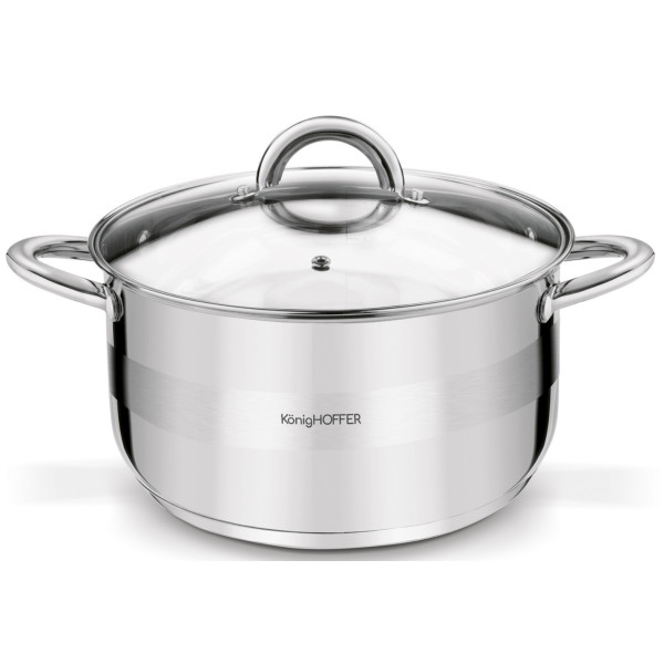 Фото - Набор посуды Konighoffer 10 пр. FARO 14-16-18-20-24b см (LK240101/LKA-127HFOCO-10PC)