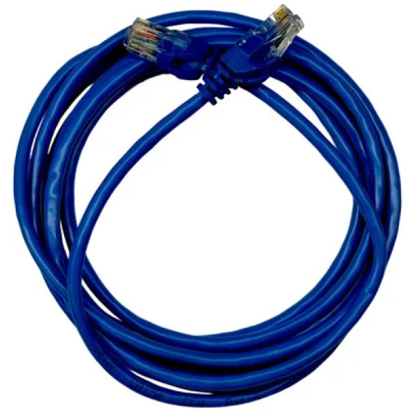 Фото - Кабель патч-корд GEAR САТ.5E UTP CCA 24AWG 0.5m Blue (GPC-UTPCCARJ45-0.5BE)
