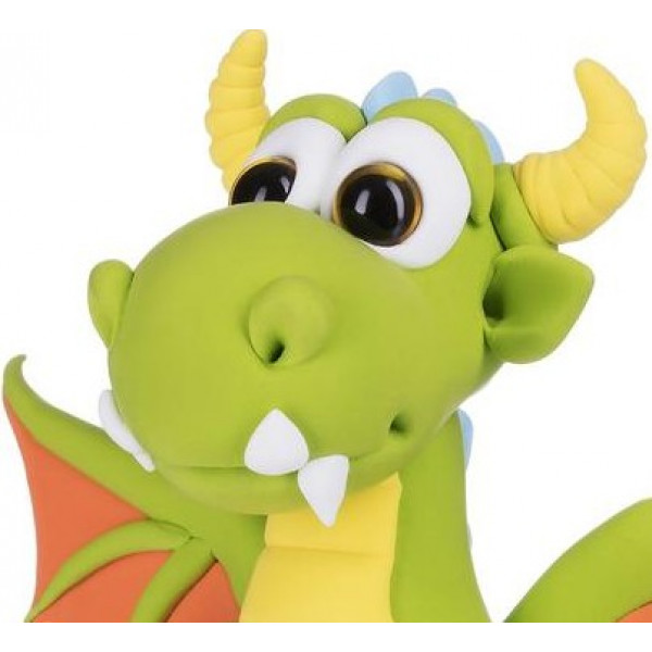 Фото - Масса для лепки Paulinda Super Dough Cool Dragon Дракон Зеленый (PL-081378-13)