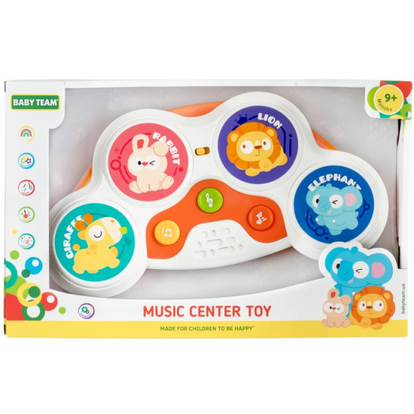 Фото - Интерактивный гаджет Baby Team "Музыкальный центр", (8656_оранжевый)