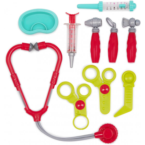 Фото - Сюжетно-ролевая игра. Набор-профессий Battat Чемоданчик Врача 11 предметов (BT4537Z)