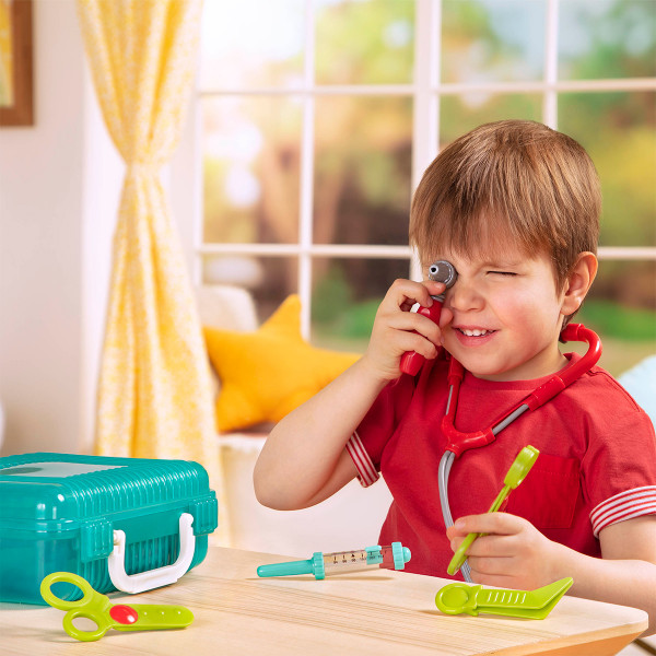 Фото - Сюжетно-ролевая игра. Набор-профессий Battat Чемоданчик Врача 11 предметов (BT4537Z)