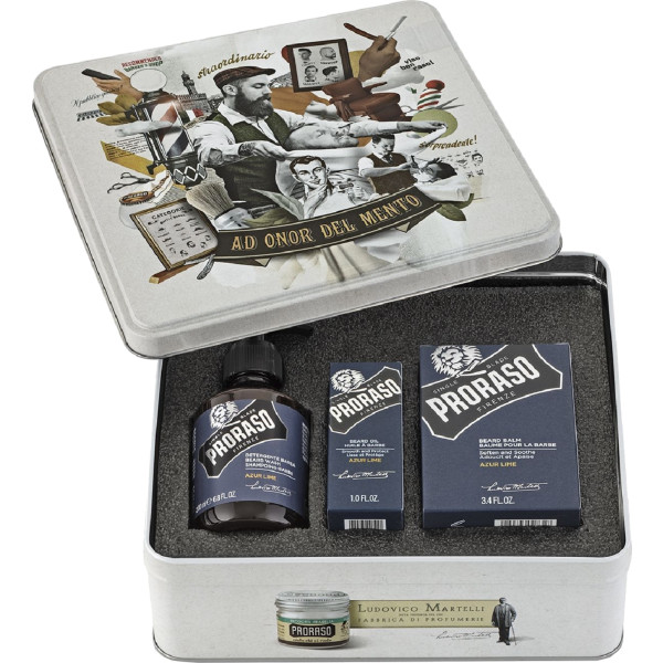 Фото - Подарочный набор для ухода за лицом Proraso Metal Box Beard Care - AL (8004395006915) Фото - Подарочный набор для ухода за лицом Proraso Metal Box Beard Care - AL (8004395006915)