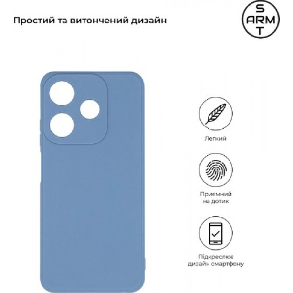 Фото - Чехол для смартфона Armorstandart Matte Slim Fit for Tecno Spark 10 4G (KI5q) Camera cover Light Blue (ARM69071)