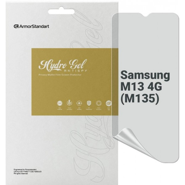 Фото - Защитная пленка для смартфона Armorstandart Anti-spy for Samsung M13 4G (M135) (ARM69756) Фото - Защитная пленка для смартфона Armorstandart Anti-spy for Samsung M13 4G (M135) (ARM69756)