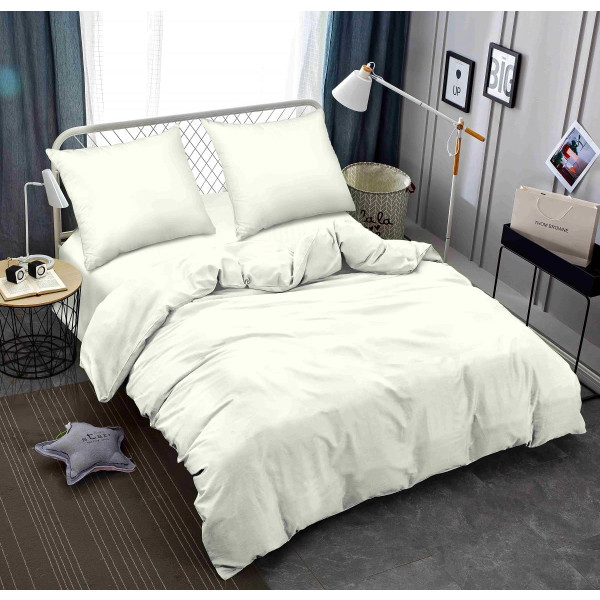 Фото - Комплект постельного белья Zastelli IVORY-CREAM жатка 175х210 Кремовый (20914)