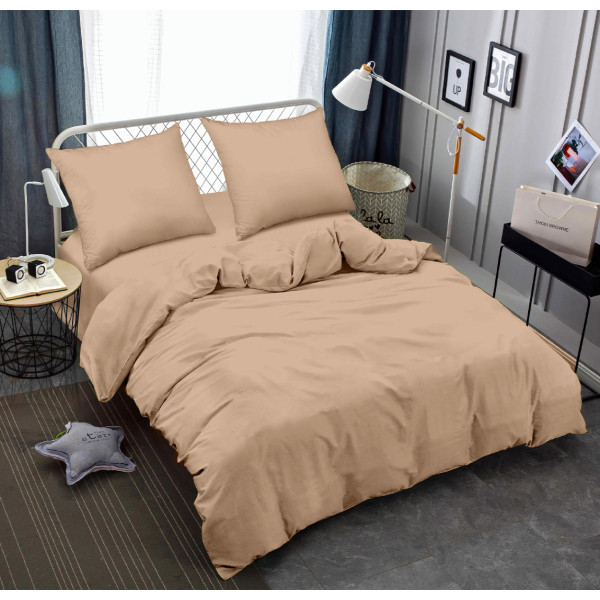 Фото - Комплект постельного белья Zastelli Taffy Beige жатка 175х210 Бежевый (21291)