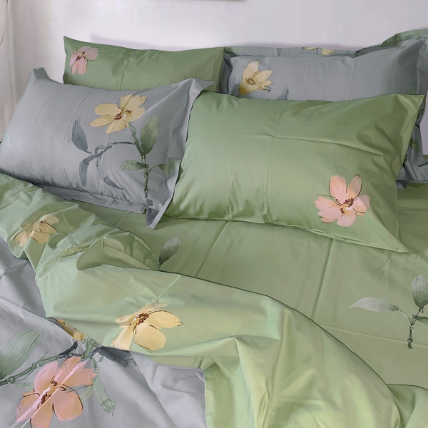 Фото - Комплект постельного белья Word of Dream BX631 Премиум сатин 150х215 см серый (20001)