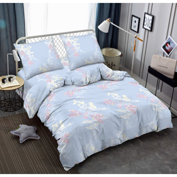 Фото - Комплект постельного белья Zastelli Бабка жатка 200х220 см голубой (JH5915-11)