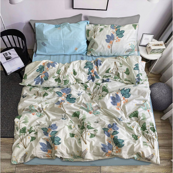 Фото - Комплект постельного белья Zastelli 524-525 бязь 175х210 Молочный (18994)