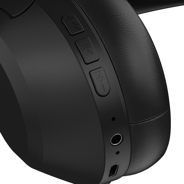 Фото - Наушники полноразмерные беспроводные Defender FreeMotion B490 Black (63490)