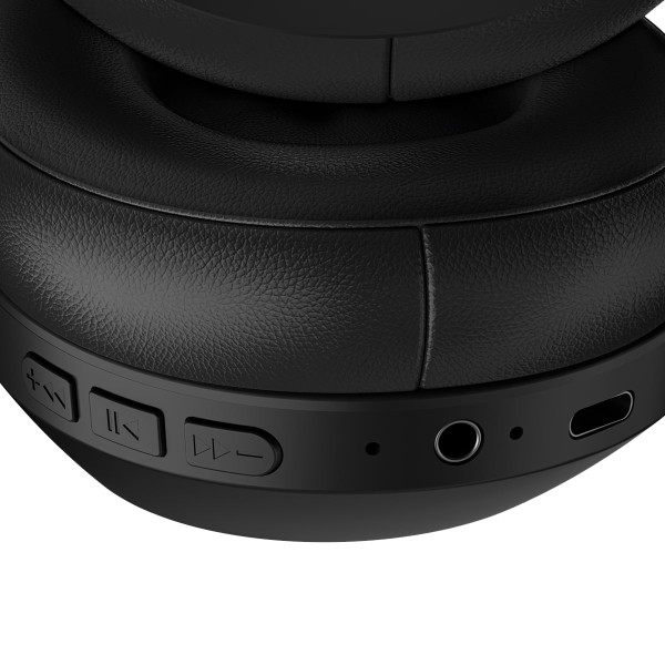 Фото - Наушники полноразмерные беспроводные Defender FreeMotion B490 Black (63490)