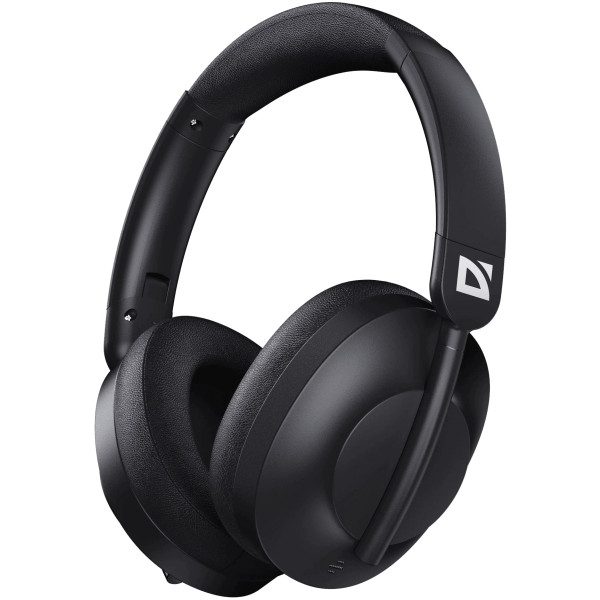 Фото - Наушники полноразмерные беспроводные Defender FreeMotion B485 Black (63485)