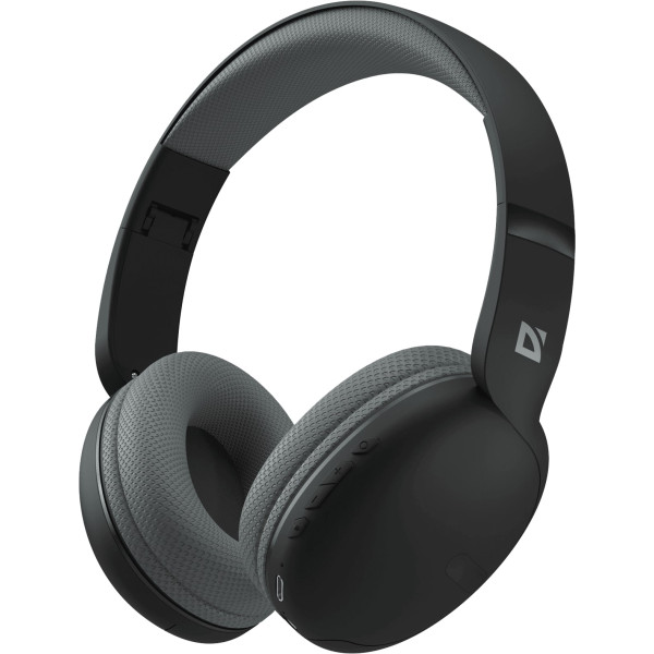 Фото - Наушники полноразмерные беспроводные Defender FreeMotion B480 Black (63480)