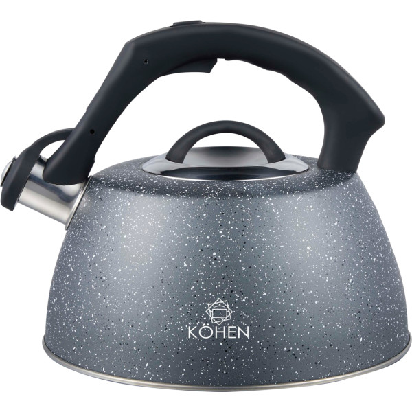 Фото - Чайник металлический Kohen со свистком Rocky 3 л (KN93002)