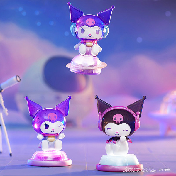 Фото - Игровая фигурка-сюрприз Pop Top KUROMI – ГАЛАКТИЧЕСКИЕ ПРИКЛЮЧЕНИЯ (свет, в асс.) (24MQD-033)