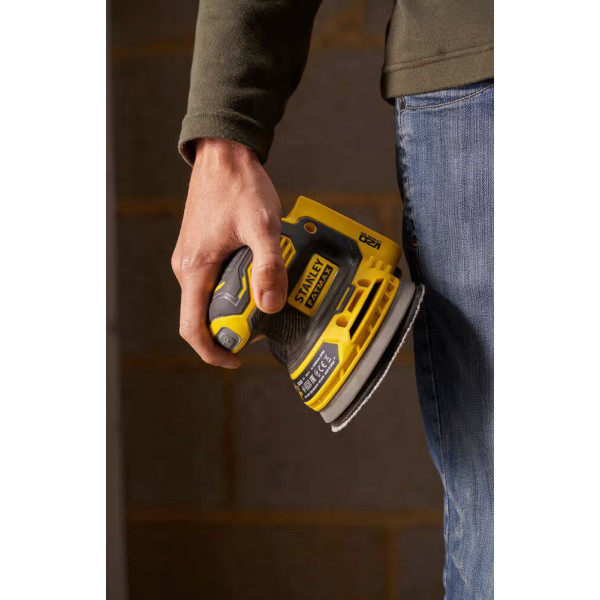 Фото - Эксцентриковая шлифовальная машина Stanley FatMax Li-Ion 18В (SFMCW220D1S)