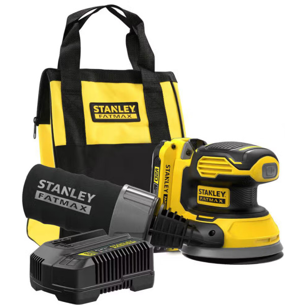 Фото - Эксцентриковая шлифовальная машина Stanley FatMax Li-Ion 18В (SFMCW220D1S)