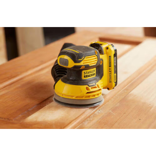 Фото - Эксцентриковая шлифовальная машина Stanley FatMax Li-Ion 18В (SFMCW220D1S)