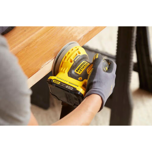 Фото - Эксцентриковая шлифовальная машина Stanley FatMax Li-Ion 18В (SFMCW220D1S)