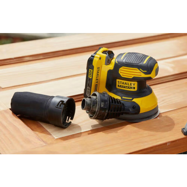 Фото - Эксцентриковая шлифовальная машина Stanley FatMax Li-Ion 18В (SFMCW220D1S)