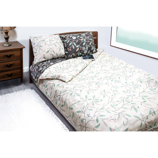 Фото - Комплект постельного белья Zastelli 593-594 бязь 175х210 Бежевый (18894)