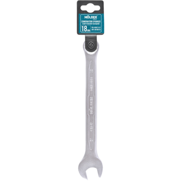 Фото - Ключ комбинированный Molder CR-V 18 мм (MT58018)