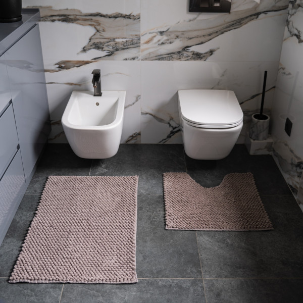 Фото - Набор ковров DarianA Ананас 50х80+55х50 см Гранитный (1000007475)