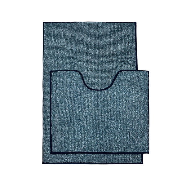Фото - Набор ковров DarianA Standard Plus 60х50+60х90 см Темно-синий (1000009334)