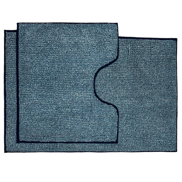 Фото - Набор ковров DarianA Standard Plus 60х50+60х90 см Темно-синий (1000009334)