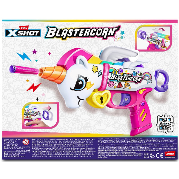 Фото - Бластер многозарядный ZURU X-Shot Blastercorn (16 патронов) (36729)