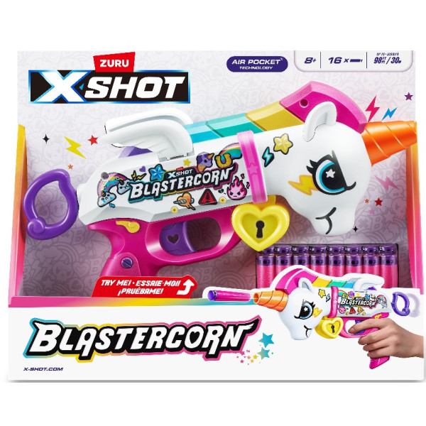 Фото - Бластер многозарядный ZURU X-Shot Blastercorn (16 патронов) (36729)