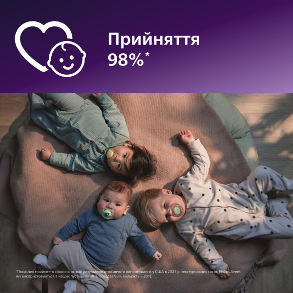 Фото - Ортодонтическая пустышка Philips Avent Ultra Soft, 6-18 мес. (SCF091/46)