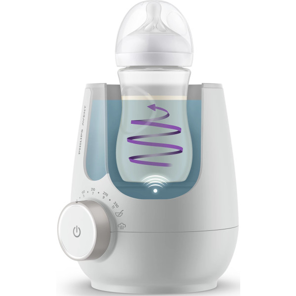 Фото - Подогреватель детских бутылочек стационарный Philips Набор подогреватель бутылочек и стерилизатор Avent (SCF359/00)