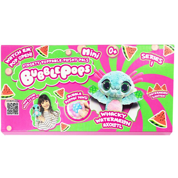 Фото - Мягкая игрушка животное Bubble Pops Арбузный аксолотль (2402005/9)