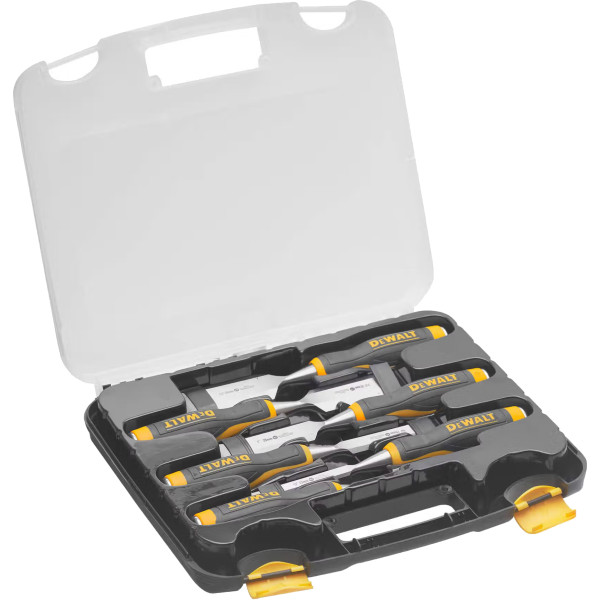 Фото - Набор стамесок DeWALT 6,13,19,25,32,38 мм 6 шт. (DWHT16852-9)