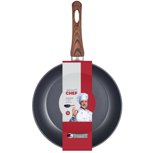 Фото - Сковорода универсальная BRAVO CHEF 16 см (BC-1101-16)