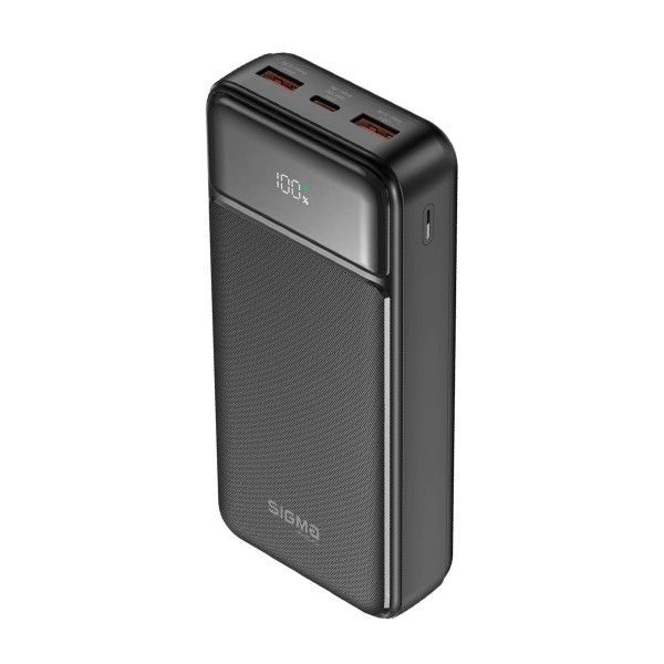Фото - Батарея мобильная Sigma mobile X-power SI20A4QL black (20000mAh, QC22.5W+PD20W)